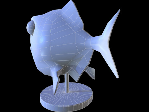 Staue Piranha 3Dモデル
