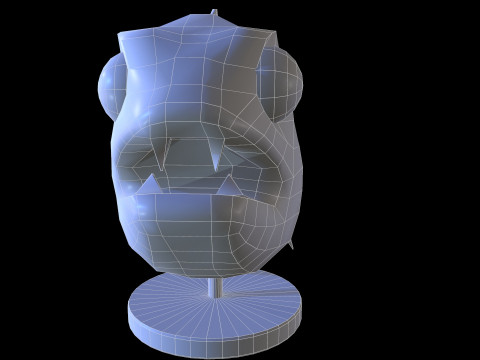 Staue Piranha 3Dモデル