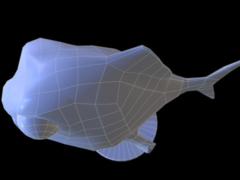 Staue Piranha 3Dモデル