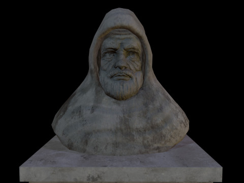 StatuePatienceobj 3D-Modell