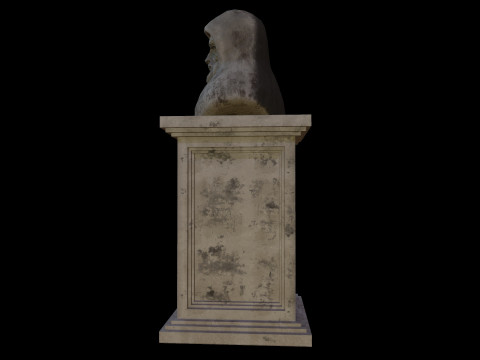 StatuePatienceobj 3D-Modell