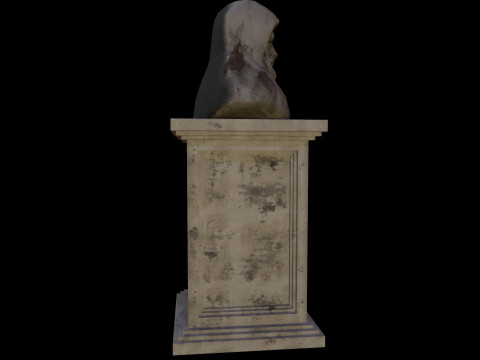StatuePatienceobj 3D-Modell