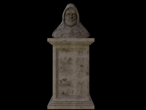 StatuePatienceobj 3D-Modell
