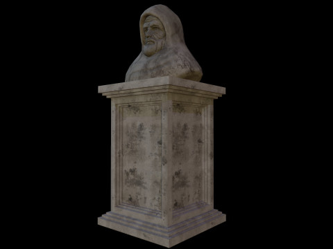 StatuePatienceobj 3D-Modell