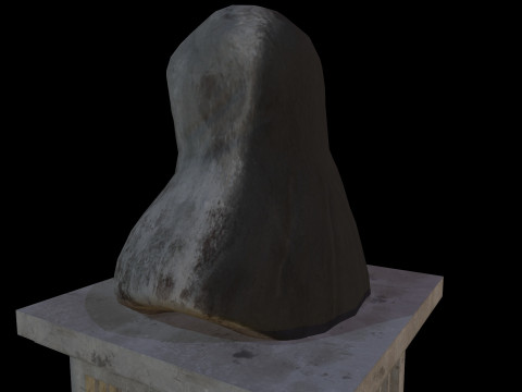 StatuePatienceobj 3D-Modell
