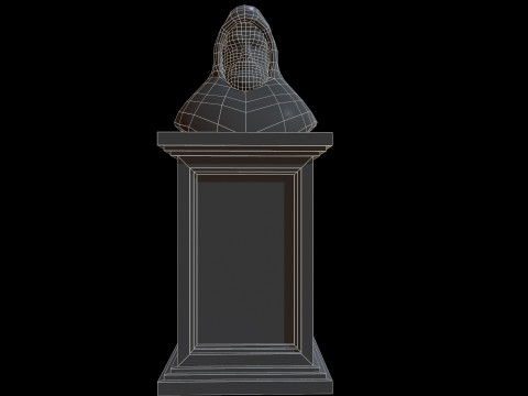 StatuePatienceobj 3D-Modell