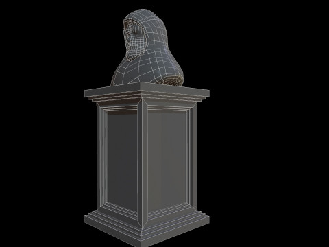 StatuePatienceobj 3D-Modell