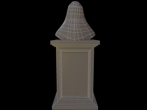 StatuePatienceobj 3D-Modell