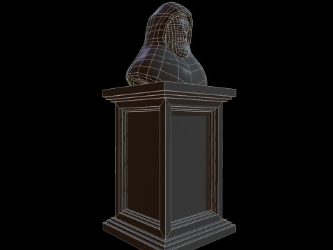 StatuePatienceobj 3D-Modell