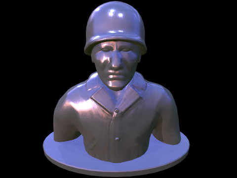 Statue Soldier 3D Модель