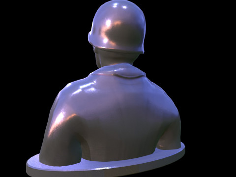 Statue Soldier 3D Модель