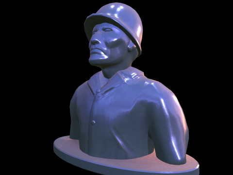 Statue Soldier 3D Модель