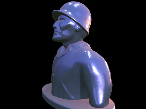 Statue Soldier 3D Модель
