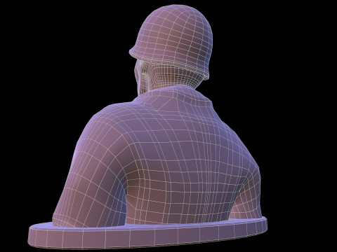 Statue Soldier 3D Модель