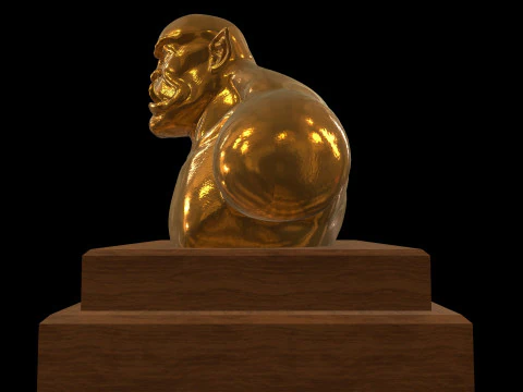 StaueOgre 3D Model