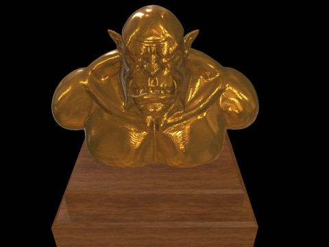 StaueOgre Model 3D
