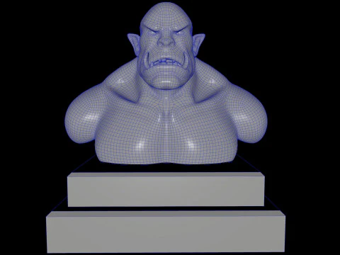 StaueOgre 3D Model