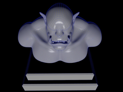 StaueOgre Model 3D