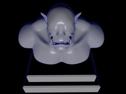 StaueOgre 3D Model
