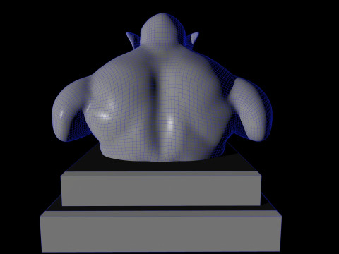 StaueOgre Model 3D