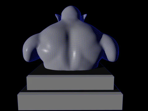 StaueOgre 3D Model