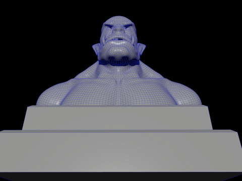 StaueOgre Model 3D