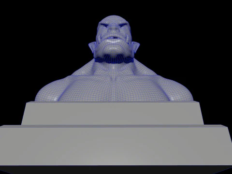 StaueOgre 3D Model