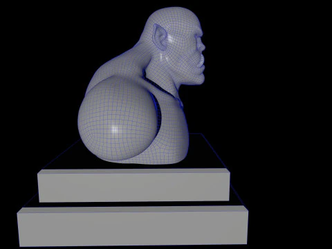 StaueOgre 3D Model