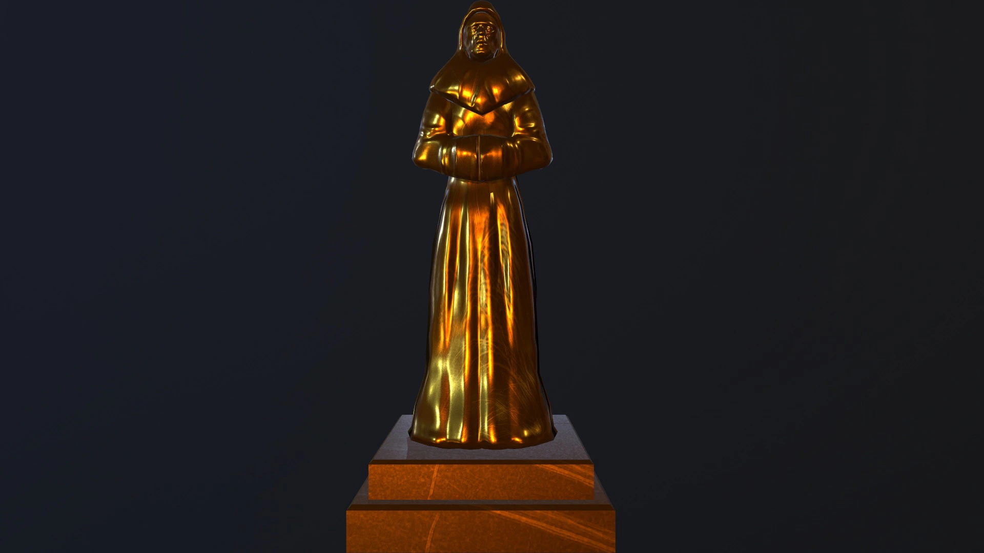 Statue Time 3D Model .c4d .max .obj .3ds .fbx .stl .blend