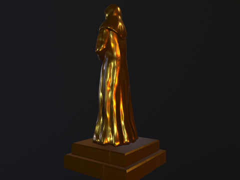 Statue Time 3D Model