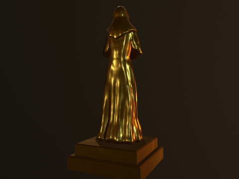 Statue Time 3D Model