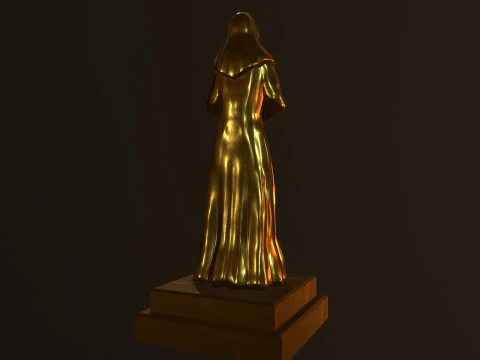 Statue Time 3D Model