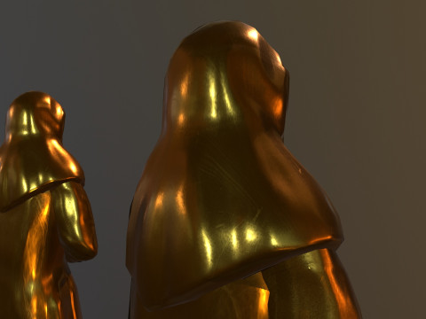 Statue Time 3D Model