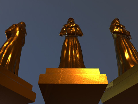 Statue Time 3D Model