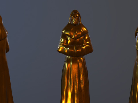 Statue Time 3D Model