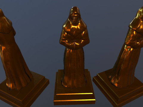 Statue Time 3D Model