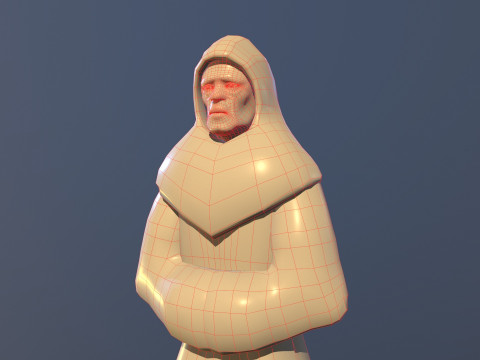 Statue Time 3D Model