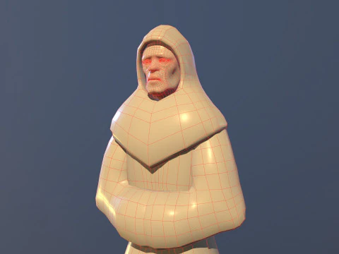 Statue Time 3D Model