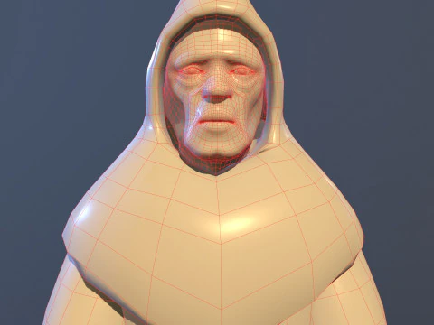 Statue Time 3D Model