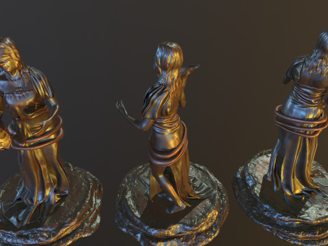 Statue Fortuna Modèle 3D