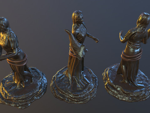 Statue Fortuna Modèle 3D