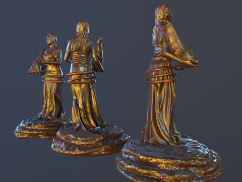 Statue Fortuna Modèle 3D