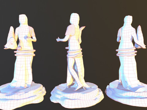 Statue Fortuna Modèle 3D
