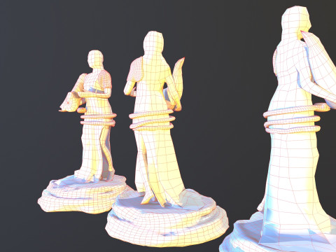 Statue Fortuna Modèle 3D