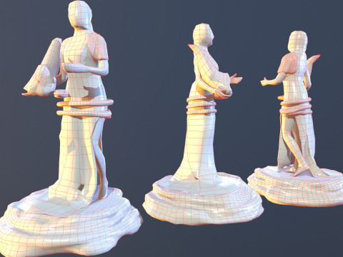 Statue Fortuna Modèle 3D