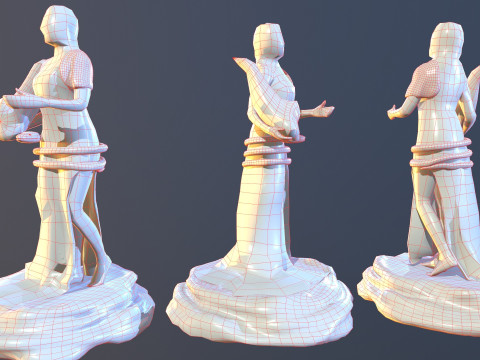 Statue Fortuna Modèle 3D