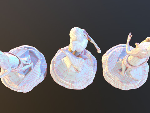 Statue Fortuna Modèle 3D
