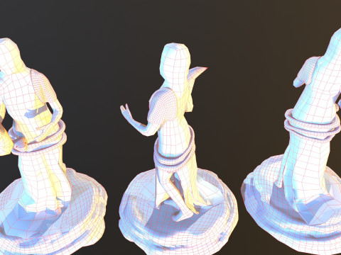 Statue Fortuna Modèle 3D
