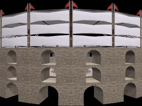 Arena Gladiators Modelo 3D