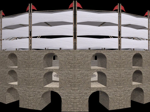 Arena Gladiators 3D Model
